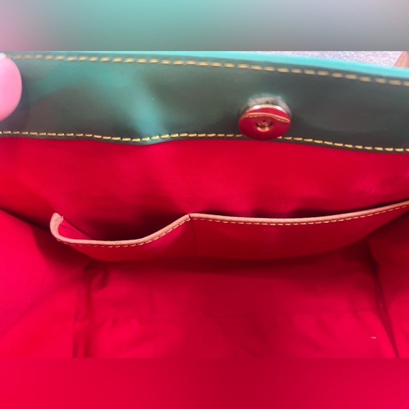 Dooney And Bourke‎ Satchel Bag - Patent Leather Ocean Teal - Picture 4 of 16